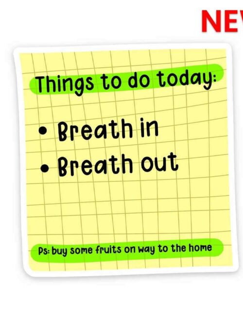 Thing To Do Today Sticker