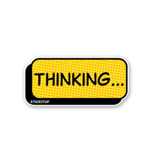 Thinking Sticker Thinking Sticker