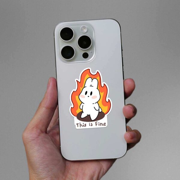This Is Fine Sticker This Is Fine Sticker