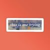 This Is Me Trying Taylor Swift Stickers