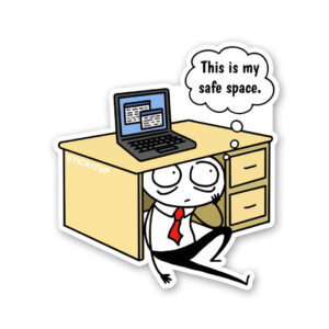 This Is My Safe Space Sticker This Is My Safe Space Sticker