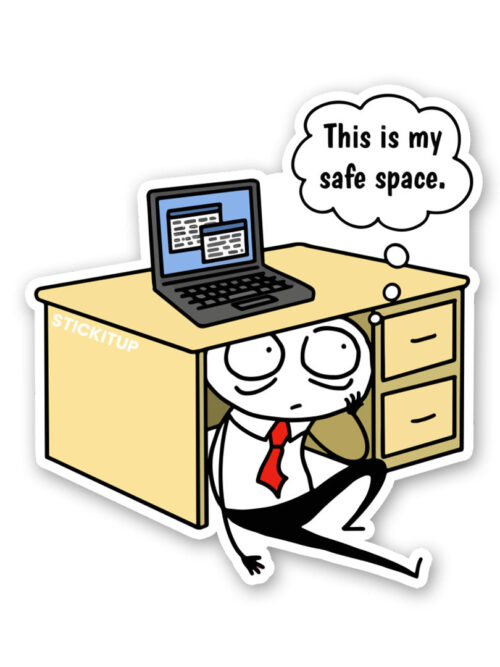 This Is My Safe Space Sticker