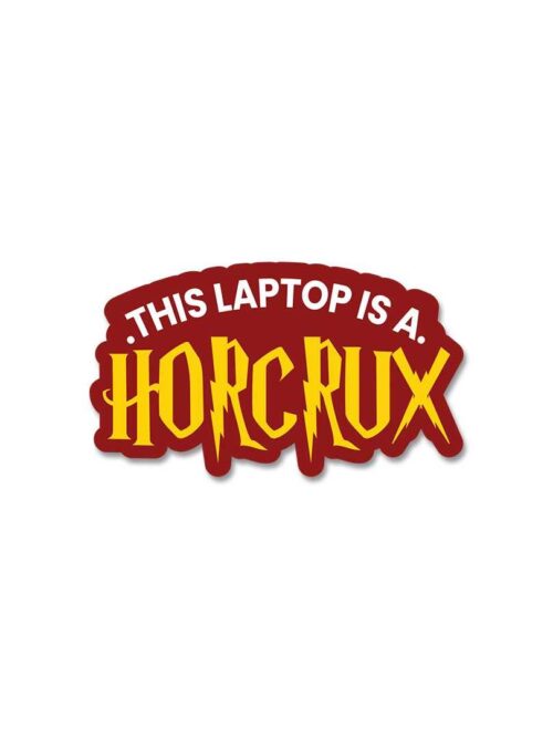 This Laptop Is A Horcrux Sticker
