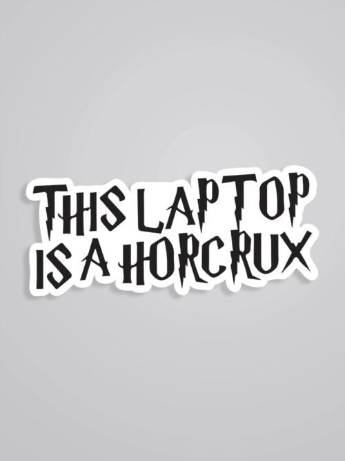 This Laptop Is A Horcrux Movies Stickers