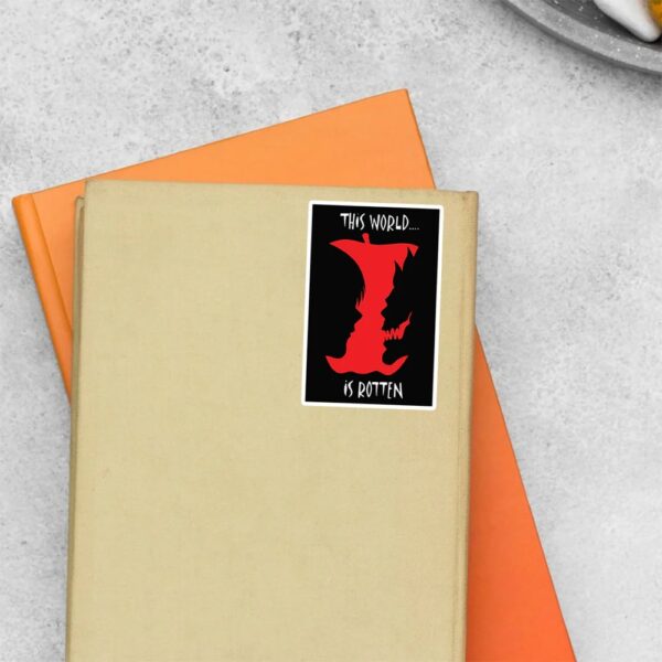 This World Is Rotten Death Note Anime Stickers This World Is Rotten Death Note Anime Stickers