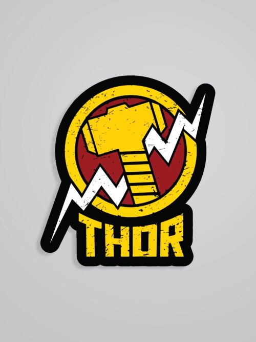 Thor Hammer Movies Stickers