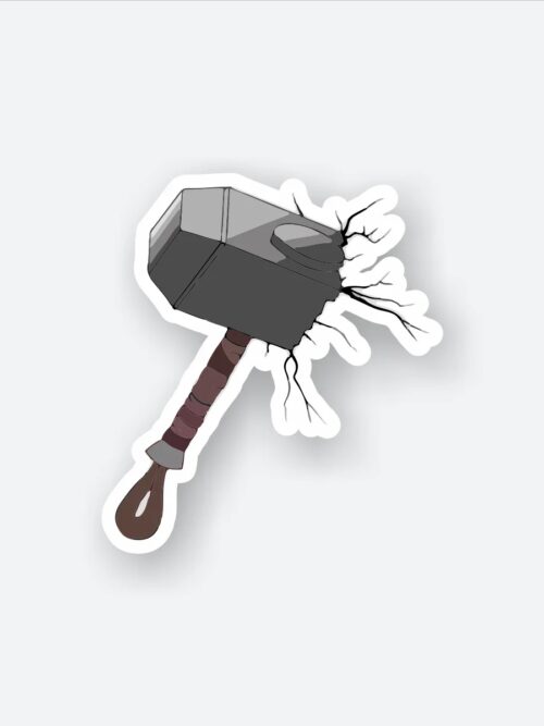 Thor Old Mjolnir Sticker
