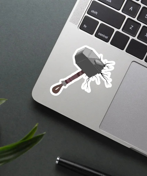Thor Old Mjolnir Sticker