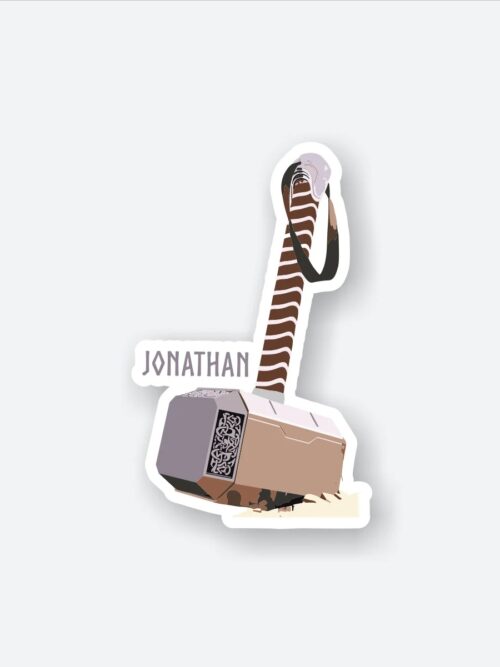 Thors Hammer Aesthetic Sticker