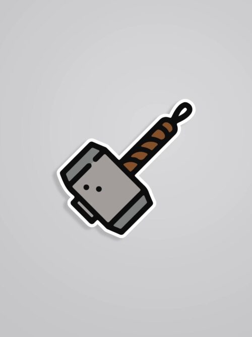Thors Hammer Mjolnir Movies Stickers
