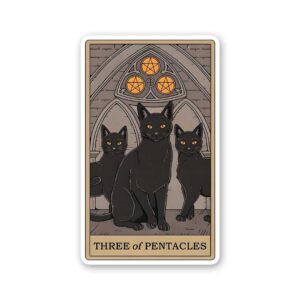 Three Of Pentacles Sticker Three Of Pentacles Sticker