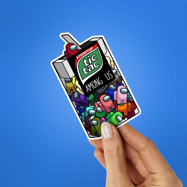 Tic Tac Among Us Sticker Tic Tac Among Us Sticker