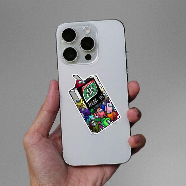 Tic Tac Among Us Sticker Tic Tac Among Us Sticker