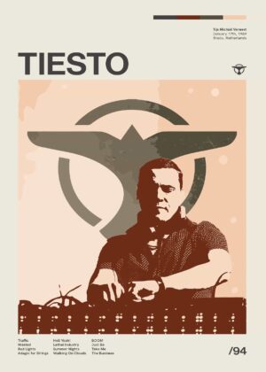 Tiesto Music Poster