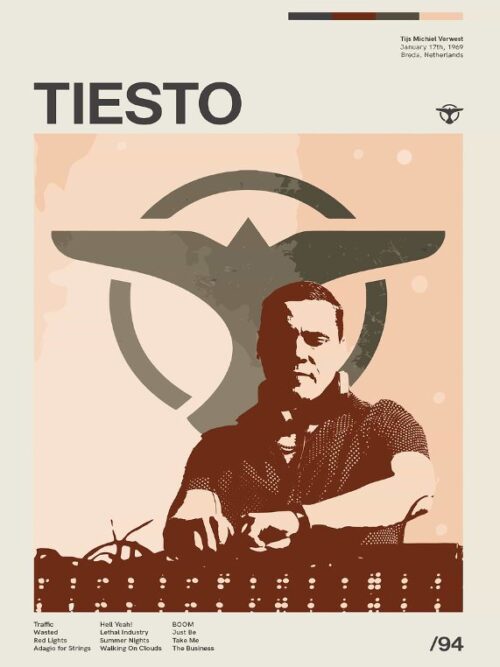 Tiesto Music Poster