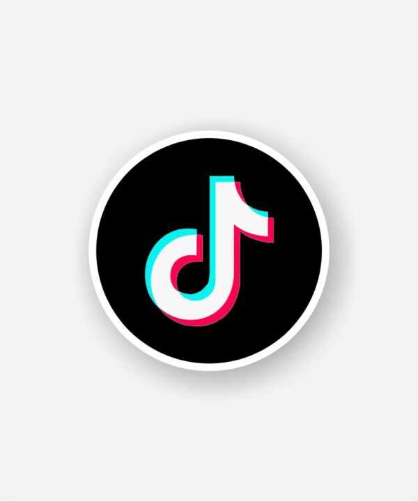 Tiktok Logo Sticker Tiktok Logo Sticker