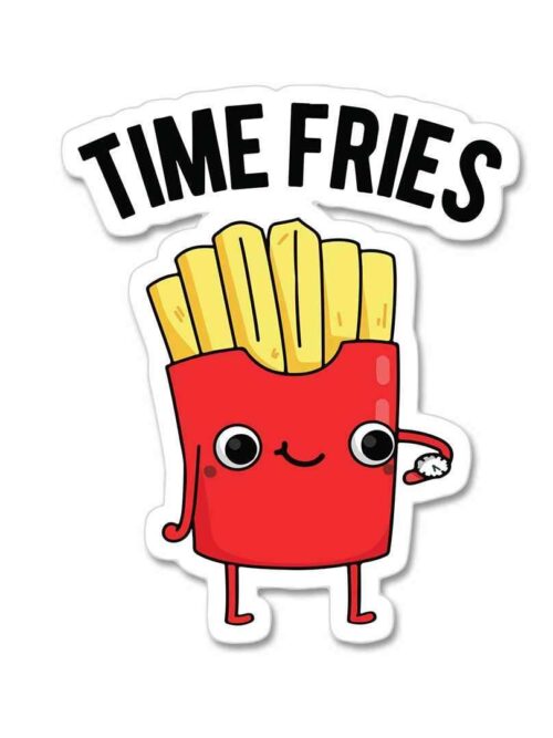 Time Fries Sticker