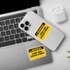 Tired College Student Laptop   Mobile Stickers