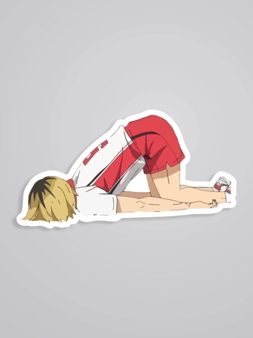 Tired Kenma Anime Stickers