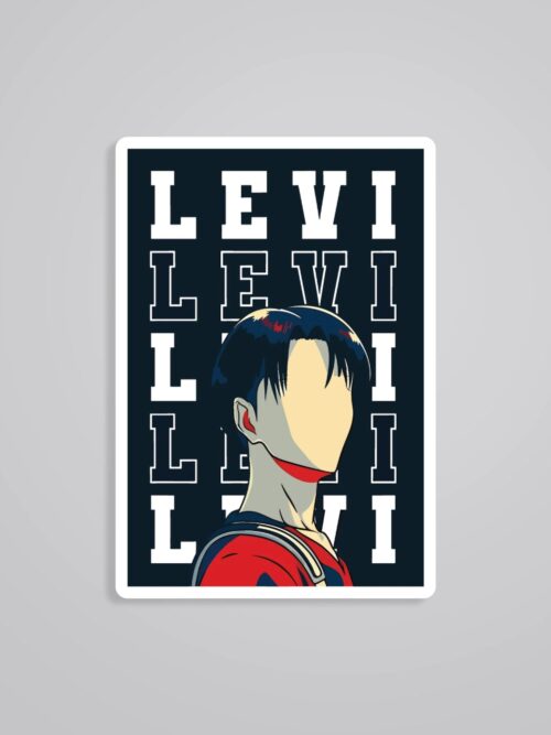 Titan Slayer Levi Anime Stickers