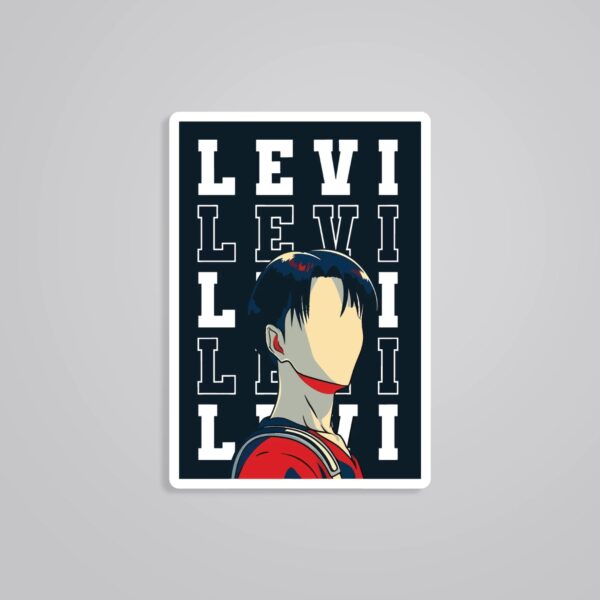 Titan Slayer Levi Anime Stickers Titan Slayer Levi Anime Stickers