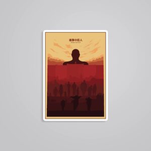 Titans And Survey Corps Anime Stickers Titans And Survey Corps Anime Stickers