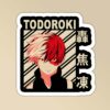 Todoroki My Hero Academia Sticker