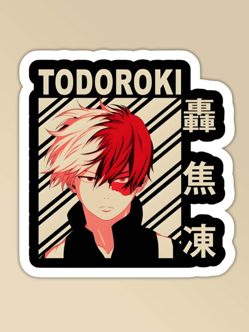 Todoroki My Hero Academia Sticker