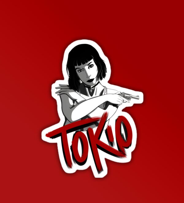 Tokio Money Heist Laptop Mobile Sticker Tokio Money Heist Laptop Mobile Sticker