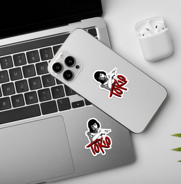 Tokio Money Heist Laptop Mobile Sticker Tokio Money Heist Laptop Mobile Sticker