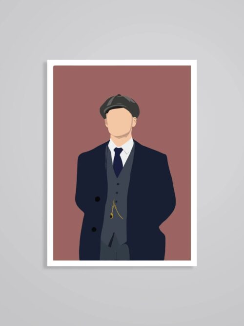 Tommy Shelby Minimalist TV Shows Stickers