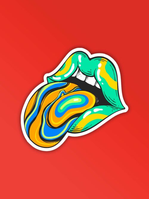Tongue Sticker