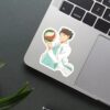 Toru Oikawa With Basketball Sticker