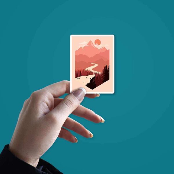 Towards The Sunset Sticker