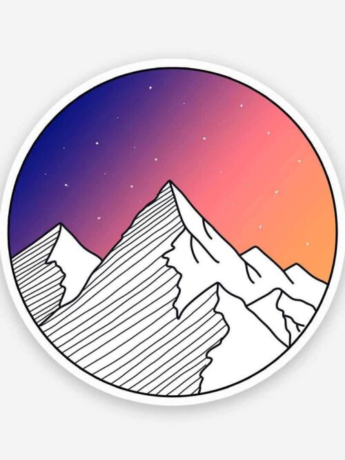 Towards The Hill Sticker