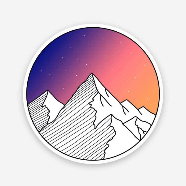 Towards The Hill Sticker