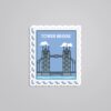 Tower Bridge Post Stamp Travels Stickers