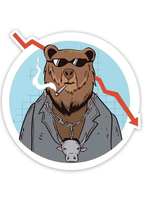 Trading Bear Sticker