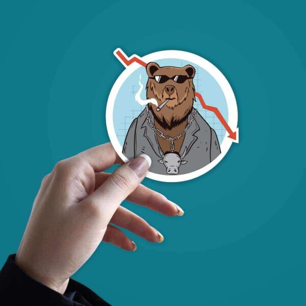 Trading Bear Sticker