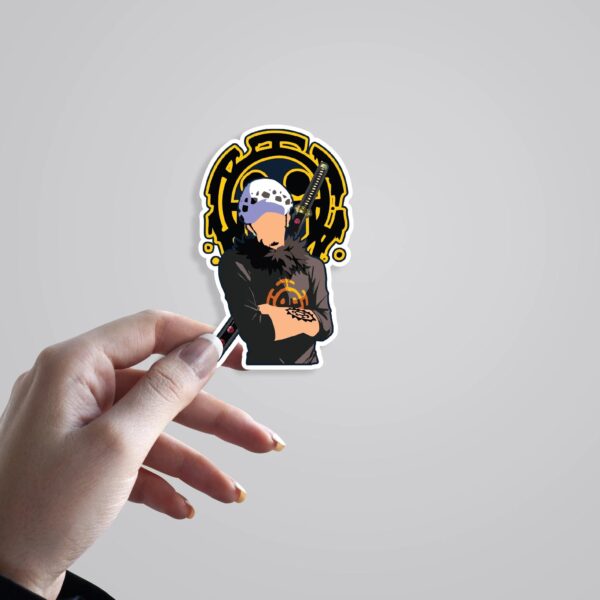 Trafalgar Minimalist Anime Stickers_2 Trafalgar Minimalist Anime Stickers