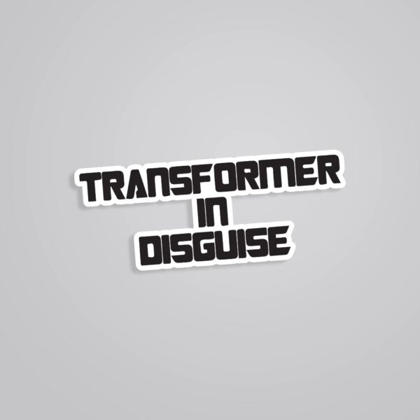 Transformer In Disguise Movies Stickers