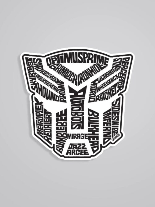 Transformers Logo Movies Stickers