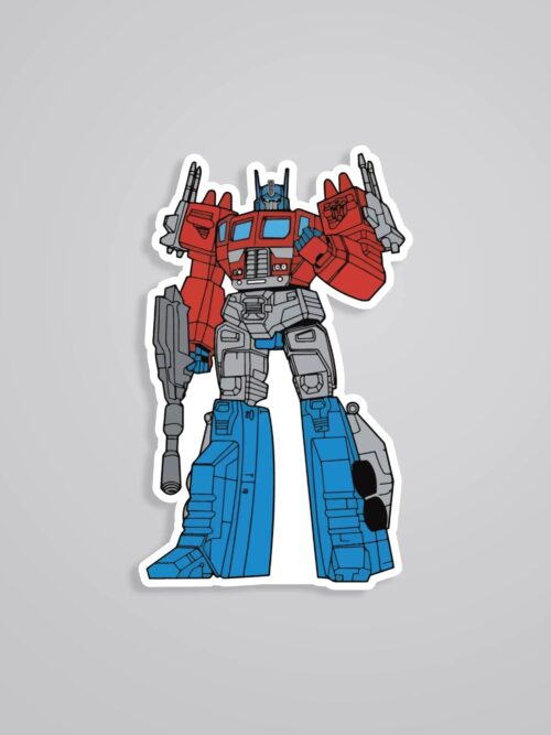 Transformers Optimus Prime Movies Stickers