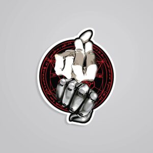 Transmutation Circle Hand Anime Stickers Transmutation Circle Hand Anime Stickers