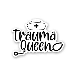 Trauma Queen Sticker