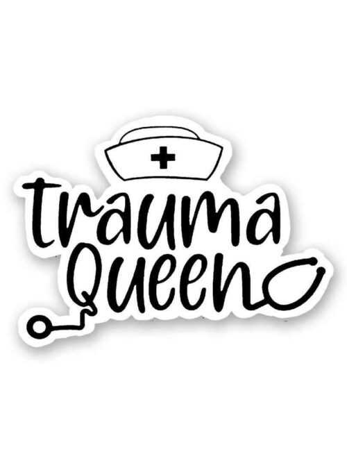 Trauma Queen Sticker