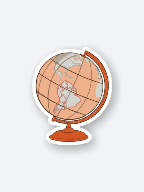 Travel Around The Globe Sticker