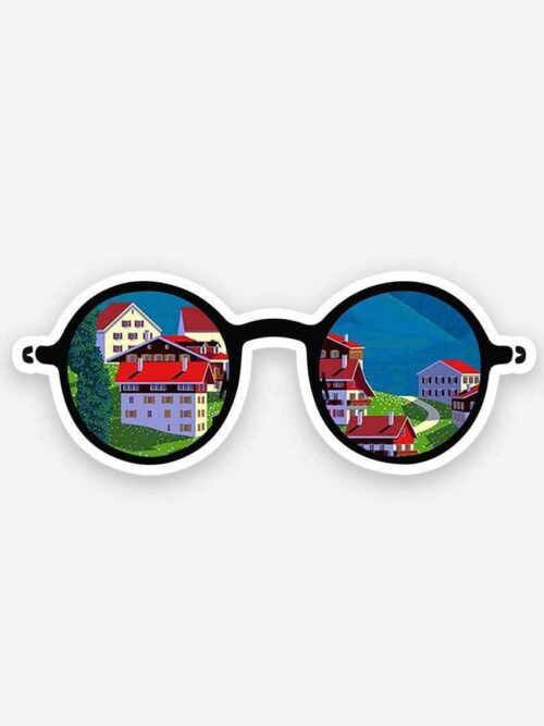 Travel Glasses Sticker