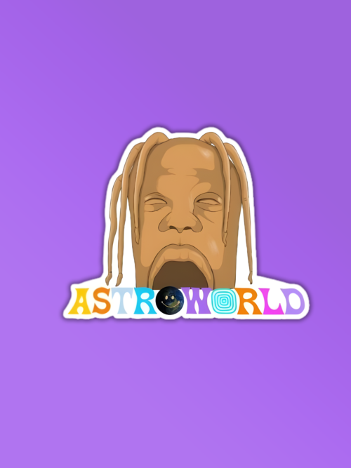 Travis Astro Sticker