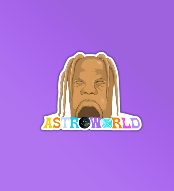 Travis Astro Sticker Travis Astro Sticker